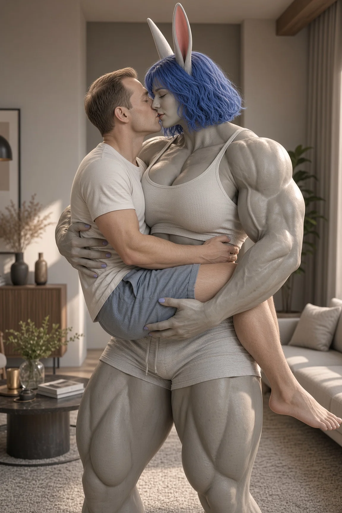Hope and bob kissing